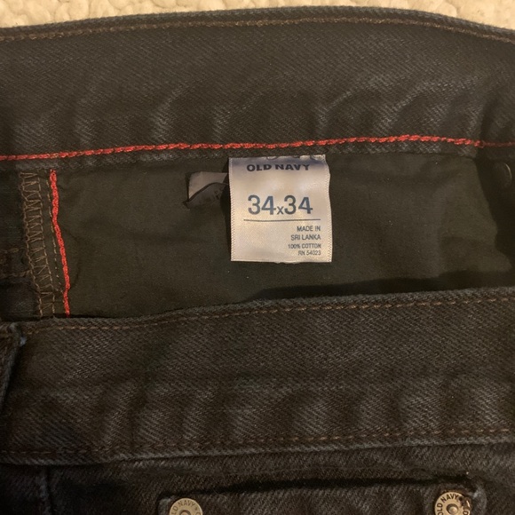 SOLD❗️Old Navy Black Jeans. 34x34 - Picture 6 of 8